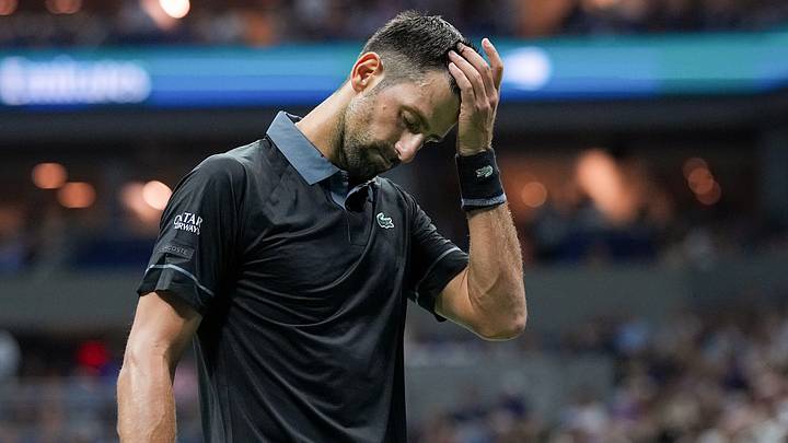 Novak Djokovic fell to Mariano Navone in the first round of the U.S. Open. Novak Djokovic fell to Mariano Navone in the first round of the U.S. Open.
