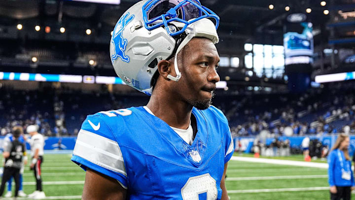 Detroit Lions quarterback Hendon Hooker (2) walks off the field after the 26-7 loss in the preseason game at Ford Field in Detroit on Saturday, August 23, 2025. Detroit Lions quarterback Hendon Hooker (2) walks off the field after the 26-7 loss in the preseason game at Ford Field in Detroit on Saturday, August 23, 2025.