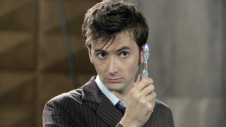 Picture shows:- DAVID TENNANT as The Doctor BBC ONE: Saturday July 8th, 2006 It is the end of an epic journey, as two mighty armies wage war across the Earth, with the human race caught in the middle. But as an unstoppable terror emerges from beneath Torchwood, The Doctor (David Tennant) faces an even greater dilemma - does saving the world mean the death of Rose Tyler (Billie Piper)? 