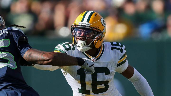 Green Bay Packers cornerback Bo Melton (16) defends Seattle Seahawks wide receiver Tyrone Broden (85) during their final preseason game on Saturday, August 23, 2025, at Lambeau Field in Green Bay, Wis. The Packers won the game, 20-7.
Tork Mason/USA TODAY NETWORK-Wisconsin