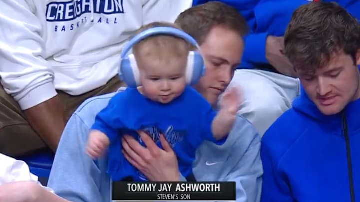 Steven Ashworth’s son made his March Madness debut on Thursday. Steven Ashworth’s son made his March Madness debut on Thursday.