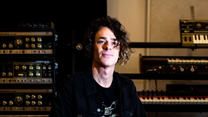 Matt Mahaffey poses for a portrait at his recording studio in Nashville, Tennessee. Matt Mahaffey poses for a portrait at his recording studio in Nashville, Tennessee.