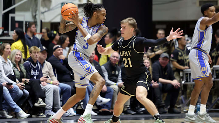 Duke basketball guard Isaiah Evans