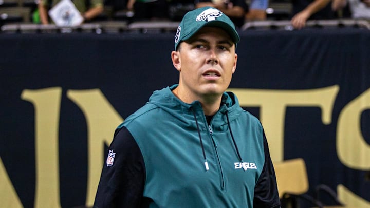 Philadelphia Eagles offensive coordinator Kellen Moore.