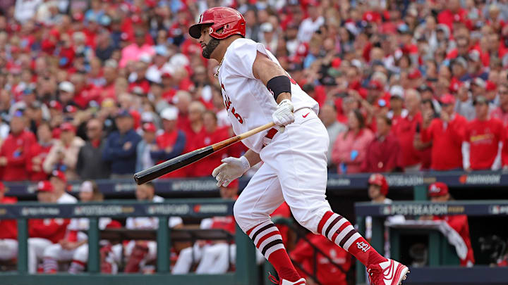 Albert Pujols pegó 469 jonrones con los Cardenales en MLB