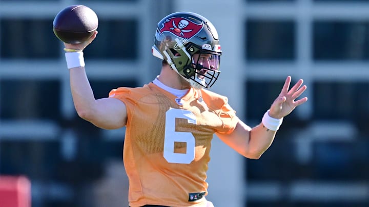 Baker Mayfield at Tampa Bay Buccaneers Training Camp