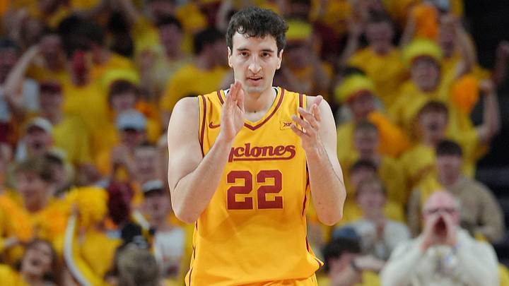 Iowa State Cyclones forward Milan Momcilovic (22) Iowa State Cyclones forward Milan Momcilovic (22)
