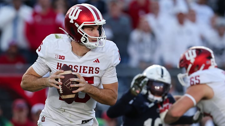 Indiana is a massive favorite against Wisconsin in college football Week 12 action.