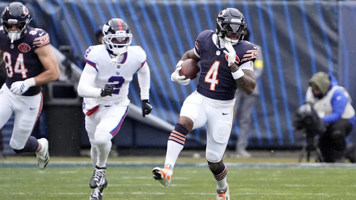 Chicago Bears running back D'Andre Swift.