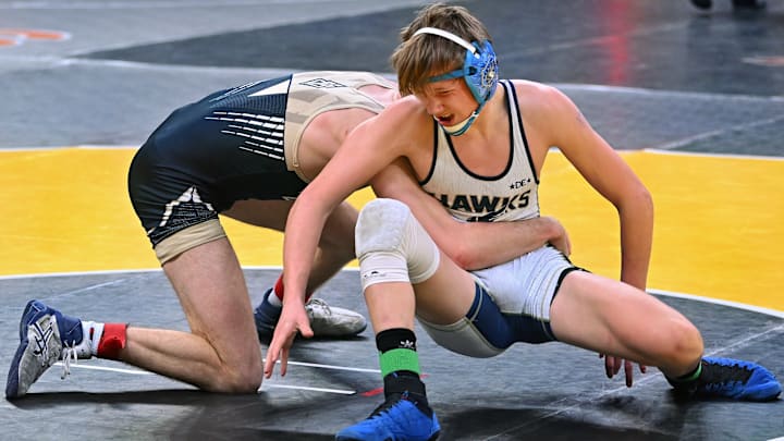 La Pine senior Landyn Philpott is one of four 3A wrestlers hoping to win a fourth state title this weekend.