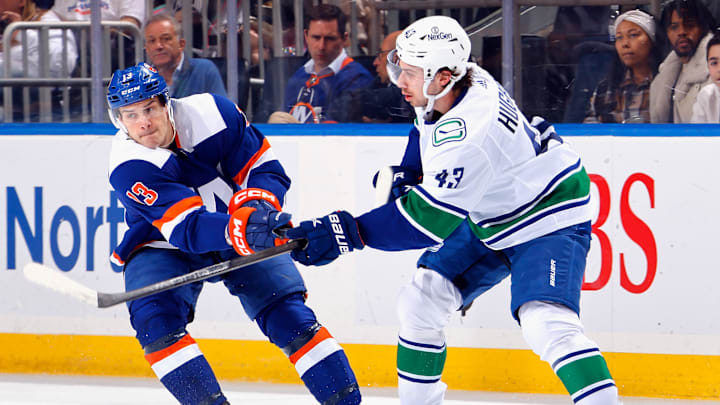 Quinn Hughes figure skated his way through the offensive zone all night for Vancouver. 