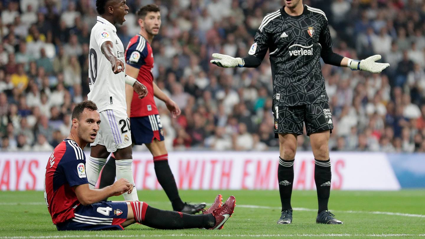 Real Madrid empata 1-1 ante el Osasuna y deja LaLiga igualada