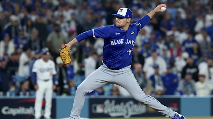 World Series - Toronto Blue Jays v Los Angeles Dodgers - Game Three World Series - Toronto Blue Jays v Los Angeles Dodgers - Game Three