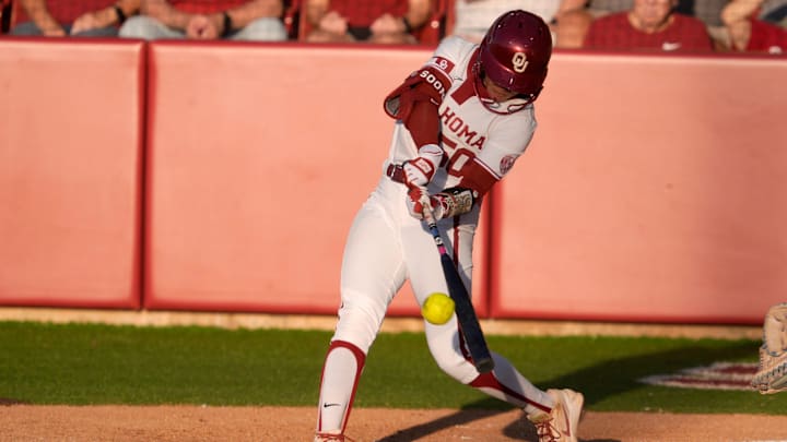 Oklahoma Sooner Ailana Agbayani (50) is one of 42 American Samoan players part of the America Samoa Softball Association athlete pool class of 2026. 