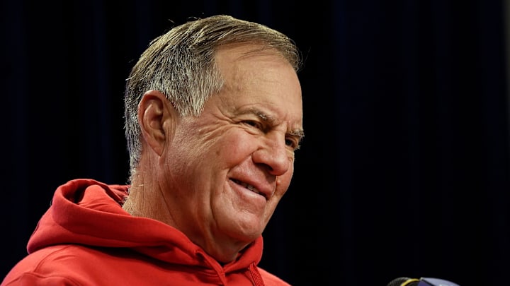 After 24 seasons as the New England Patriots' head coach, Bill Belichick is trying his hand as a TV analyst. After 24 seasons as the New England Patriots' head coach, Bill Belichick is trying his hand as a TV analyst.