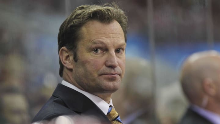 Then-Carolina Hurricanes coach Kirk Muller: James Guillory-Imagn Images