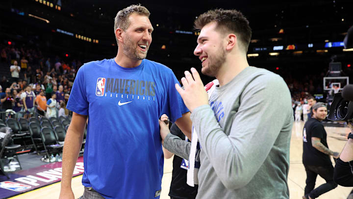 Luka Doncic dejó en el camino a los Suns