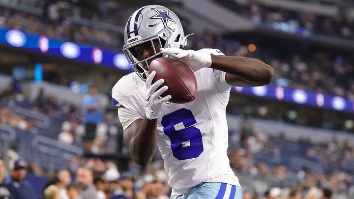 Dallas Cowboys wide receiver Camden Brown catches a pass before the game against the New Orleans Saints. Dallas Cowboys wide receiver Camden Brown catches a pass before the game against the New Orleans Saints.