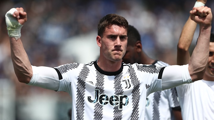 Dusan Vlahovic a été victime de cris racistes cet après-midi au Gewiss Stadium