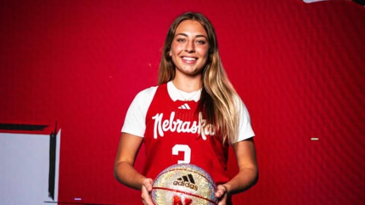 Nebraska commit Maddi Stewart on her visit to Lincoln.