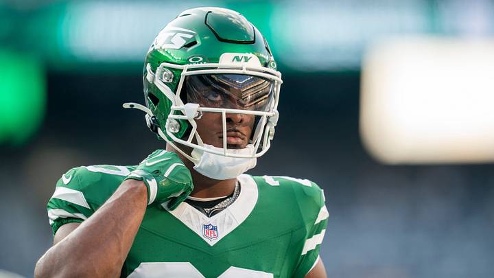 New York Jets running back Breece Hall New York Jets running back Breece Hall