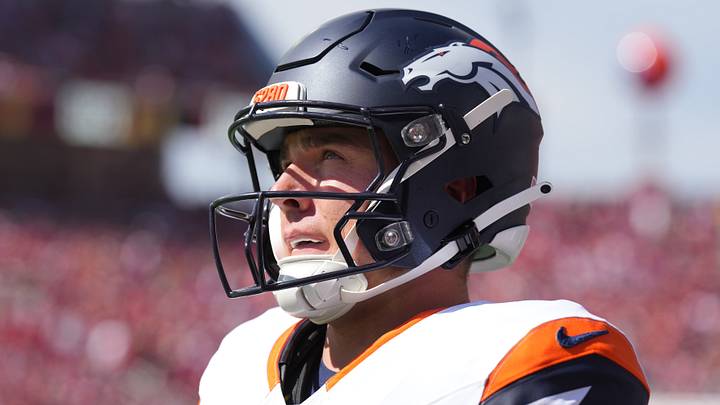 Denver Broncos quarterback Bo Nix