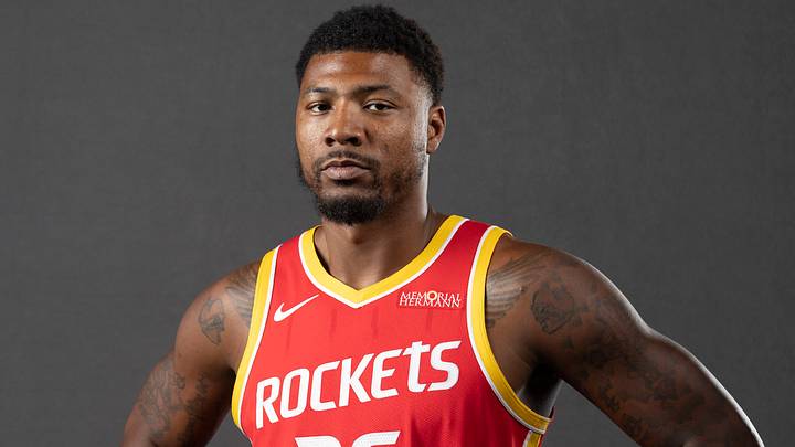 Sep 22, 2026; Houston, TX, USA; Houston Rockets guard Marcus Smart (36) poses for a picture during media day at Hilton Americas hotel. Mandatory Credit: Troy Taormina-Imagn Images Sep 22, 2026; Houston, TX, USA; Houston Rockets guard Marcus Smart (36) poses for a picture during media day at Hilton Americas hotel. Mandatory Credit: Troy Taormina-Imagn Images