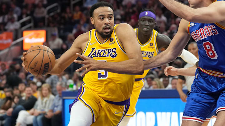 Talen Horton-Tucker is one of five Lakers who's still unemployed. 