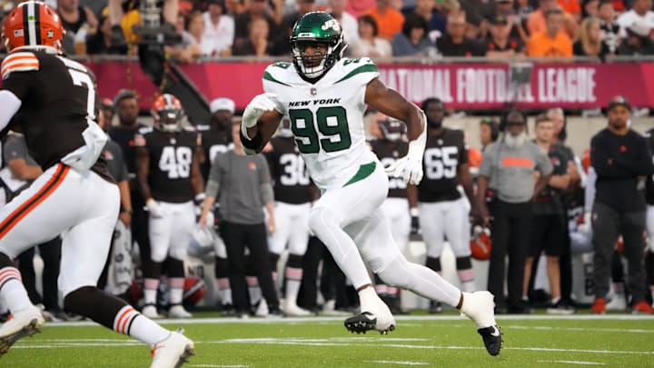 New York Jets defensive end Will McDonald IV (99) 
