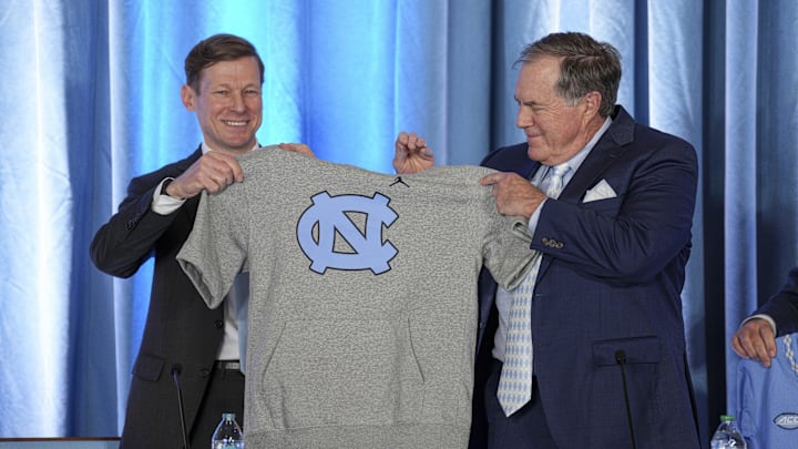 UNC football head coach Bill Belichick