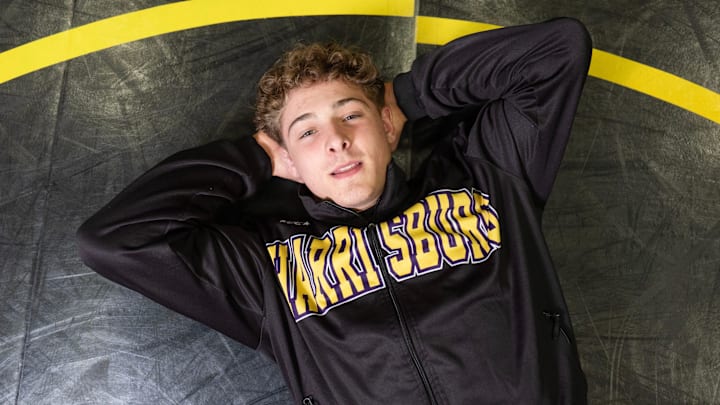 Harrisburg wrester Brody Buzzard became a four-time state champion last month.