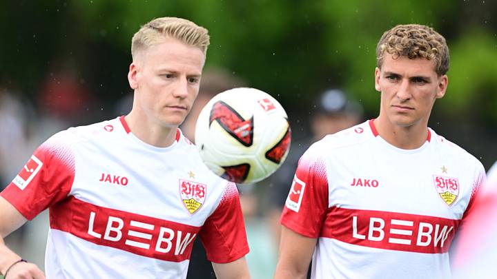 Der VfB Stuttgart hat sich im Sommer unter anderem mit Grischa Prömel (r.) verstärkt. Der VfB Stuttgart hat sich im Sommer unter anderem mit Grischa Prömel (r.) verstärkt.