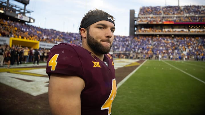 Arizona State Sun Devils running back Cam Skattebo (4).