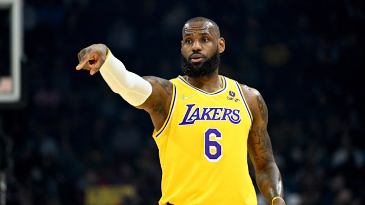 Los Angeles Lakers superstar LeBron James. 