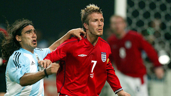 Argentina e Inglaterra coincidieron en el grupo de la muerte de 2002