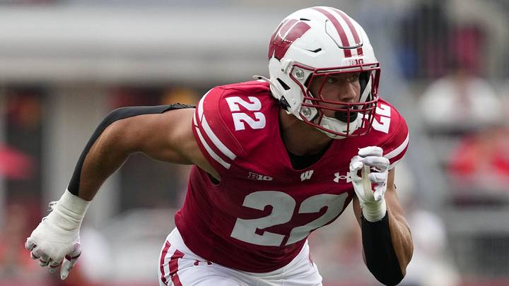 Wisconsin Badgers linebacker Mason Reiger. 