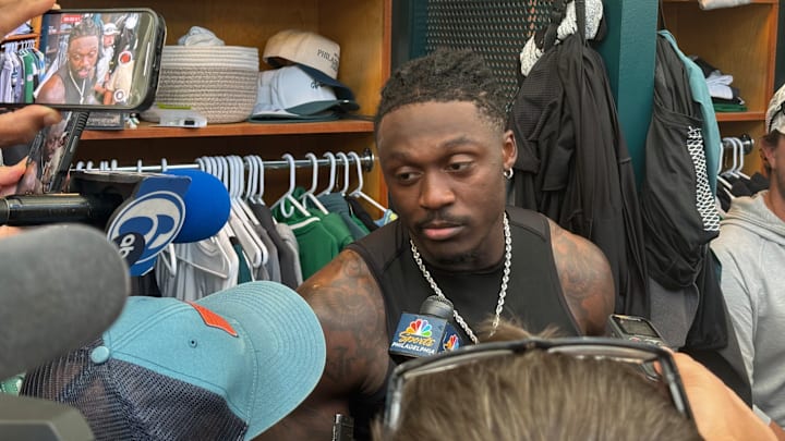 A.J. Brown takes questions leading up to Week 5 game against the Denver Broncos.