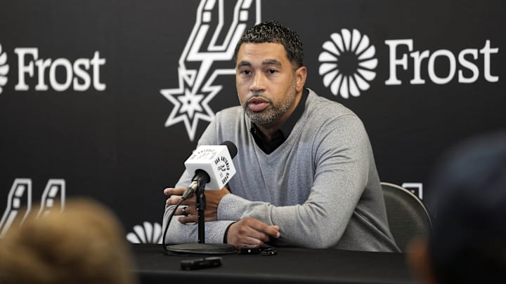 San Antonio Spurs general manager Brian Wright has options at No. 2 in the NBA draft. San Antonio Spurs general manager Brian Wright has options at No. 2 in the NBA draft.