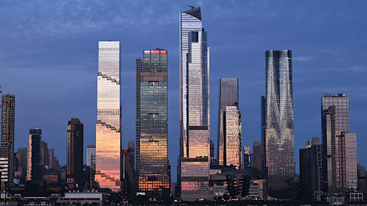 Sunset in New York City