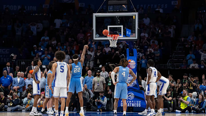 North Carolina v Duke; Duke basketball defeats UNC