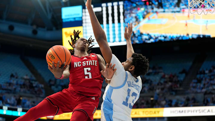 NC State basketball guard Trey Parker