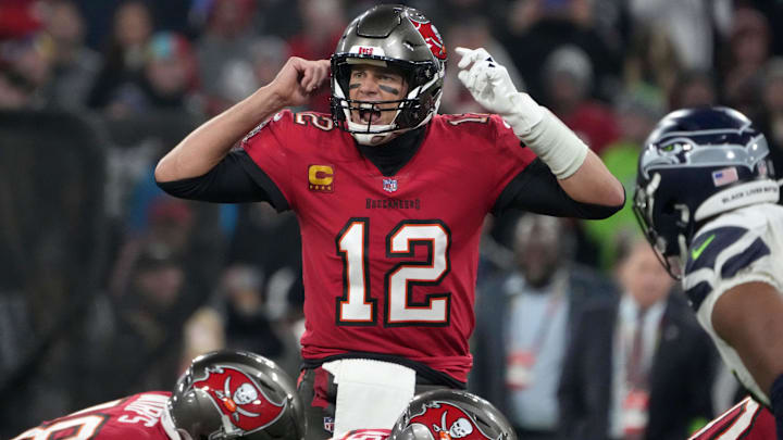 Tampa Bay Buccaneers quarterback Tom Brady (12)