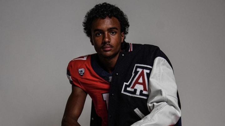 Isaiah Mizell on a visit to the University of Arizona