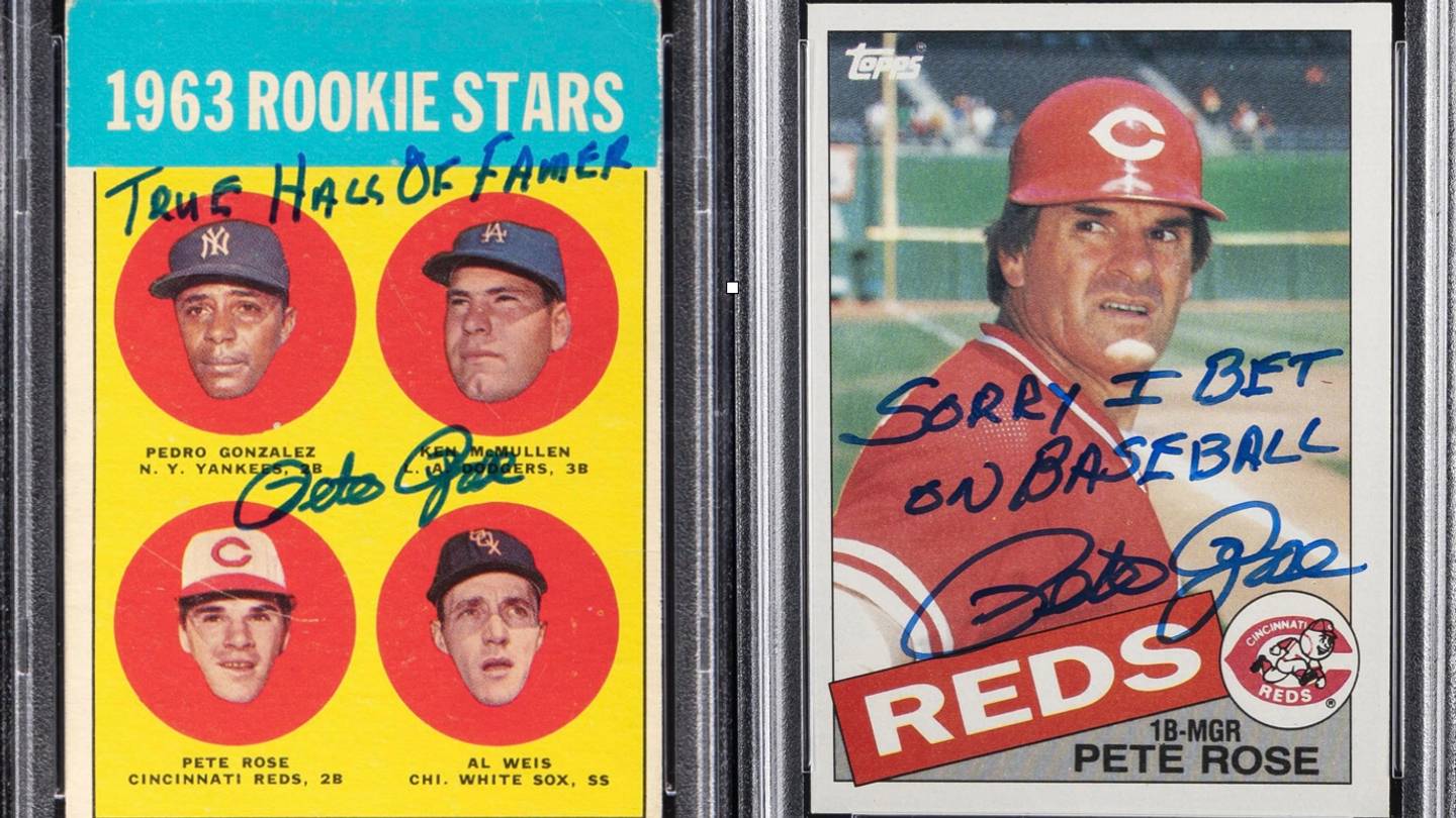 rare pete rose cards Pete Rose Parker bros. Rare baseball game card 1970
