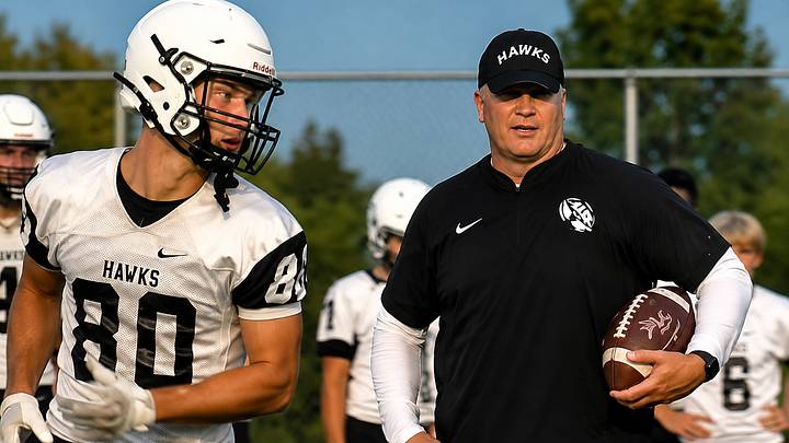 Former NFL quarterback Jon Kitna works with his players at Lakota East High School in Ohio, where his coaching philosophy emphasizes character, relationships and developing young men as much as success on the football field. Former NFL quarterback Jon Kitna works with his players at Lakota East High School in Ohio, where his coaching philosophy emphasizes character, relationships and developing young men as much as success on the football field.