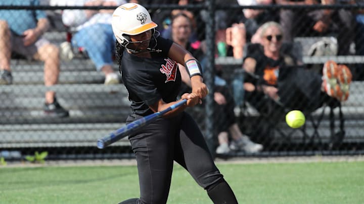 Kendall Watson has been on a tear for Malvern. She’s batting .754 (52-for-69) in 23 games this season, crushing 16 home runs, nine doubles, four triples and racking up a staggering 63 RBI. Kendall Watson has been on a tear for Malvern. She’s batting .754 (52-for-69) in 23 games this season, crushing 16 home runs, nine doubles, four triples and racking up a staggering 63 RBI.