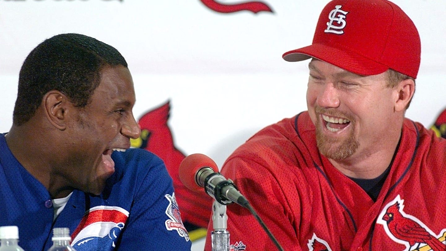 Mark McGwire and Sammy Sosa Together in History & these 3 Dual Cards