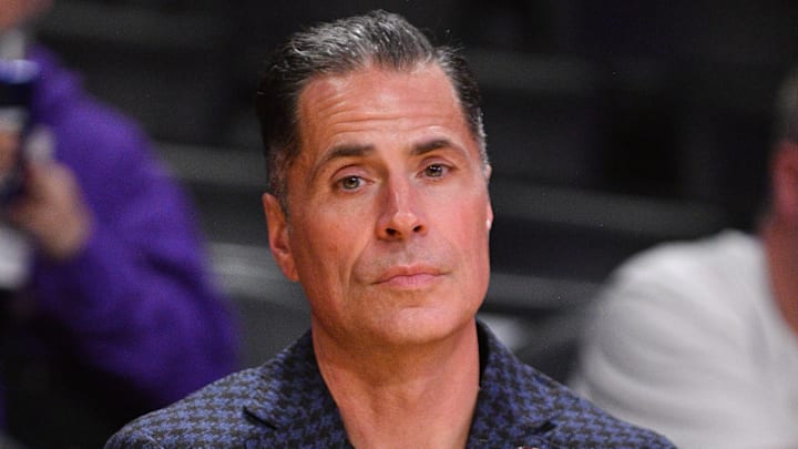 Celebrities At The Los Angeles Lakers Game