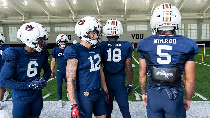 Alex Golesh has a plethora of strong candidates to fill the wide receiver positions for Auburn. Alex Golesh has a plethora of strong candidates to fill the wide receiver positions for Auburn.