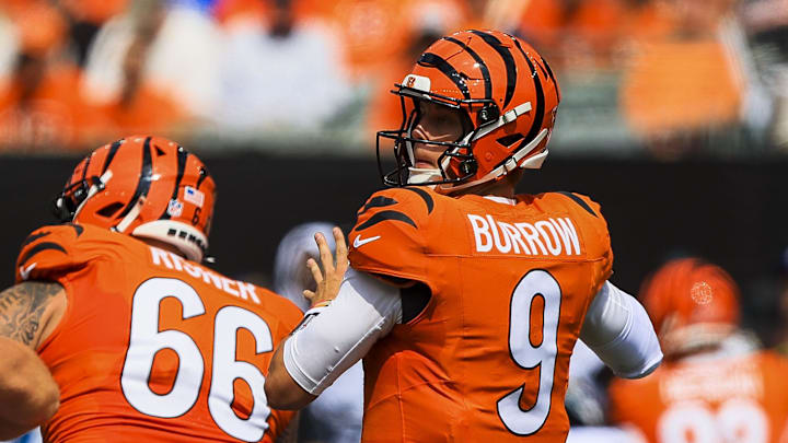 Burrow exited Sunday's game with what was determined to be Grade 3 turf toe.